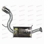Глушитель Chevrolet Captiva (06-) 2.0d (алюмин) (EMM 0512) TRIALLI