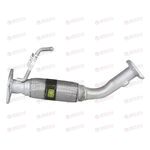 Труба приемная Hyundai Solaris (10-)/Kia Rio (11-) с гофрой (алюмин) (ERP 0801) TRIALLI