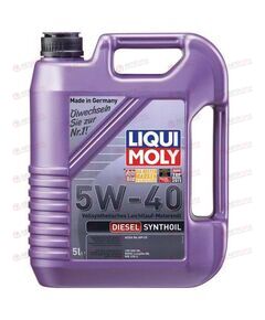 Масло ДВС LIQUI MOLY 5W40 Diesel Synthoil 5 л