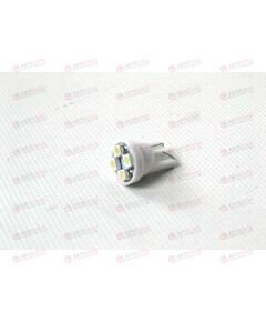 Лампа с/диод 12В T10-4 W5W 4SMD габарит белая AV