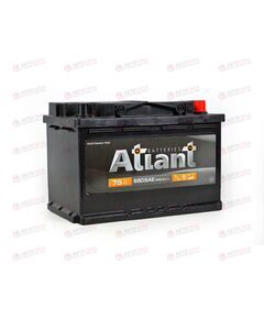 Аккумулятор  75VL ATLANT Black (R+) (0) (пт 640)(278х175х190) 2022 год