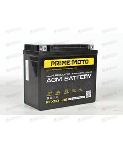 Аккумулятор PRIME MOTO 12V/18Ah (L+) (MF) (AGM) (пт 350) (YTX20-BS) (177x88x155)