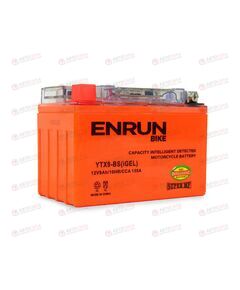 АКБ ENRUN MOTO 12V/9Ah (L+) (SMF) (I-GEL) (пт 135) (YTX9-BS) (150x87x107) (1шт, уп.8 шт)