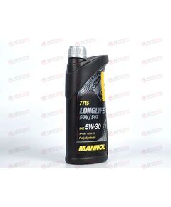 Масло ДВС Mannol 5W30 SN/CF Longlife C3 VW 504/507 1 л, Емкость: 1 л.