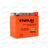 АКБ ENRUN MOTO 12V/5Ah (R+) (MF) (I-GEL) (пт 80) (YTX5L-BS) (113x70x106) (1шт, уп.10 шт) 
