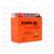 АКБ ENRUN MOTO 12V/10Ah (L+) (MF) (I-GEL) (пт 100) (YB9-BS) (137x76x134) (1шт, уп.8 шт)