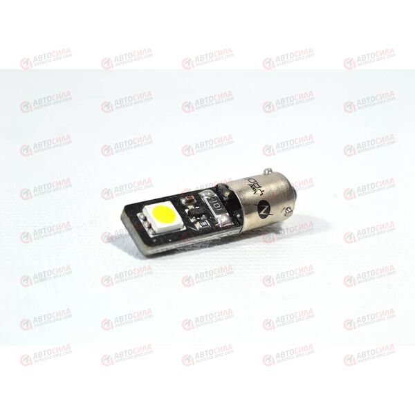 Лампа с/диод 12В 4 Ватт (цоколь) белая (2 SMD) с резист (BAX9s) (уп.10шт) Nord Yada