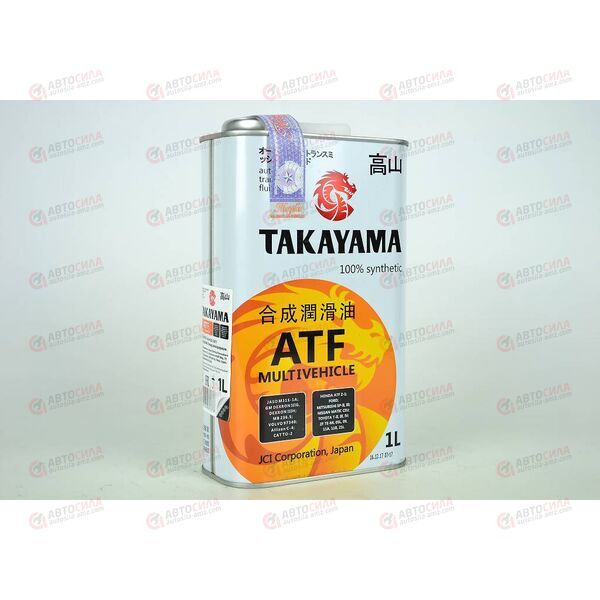Масло КПП TAKAYAMA ATF Multivehicle 1 л (12 шт)