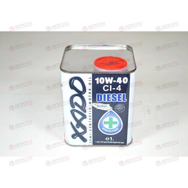 Масло ДВС XADO 10W40 CI-4 Diesel 1 л, Емкость: 1 л.