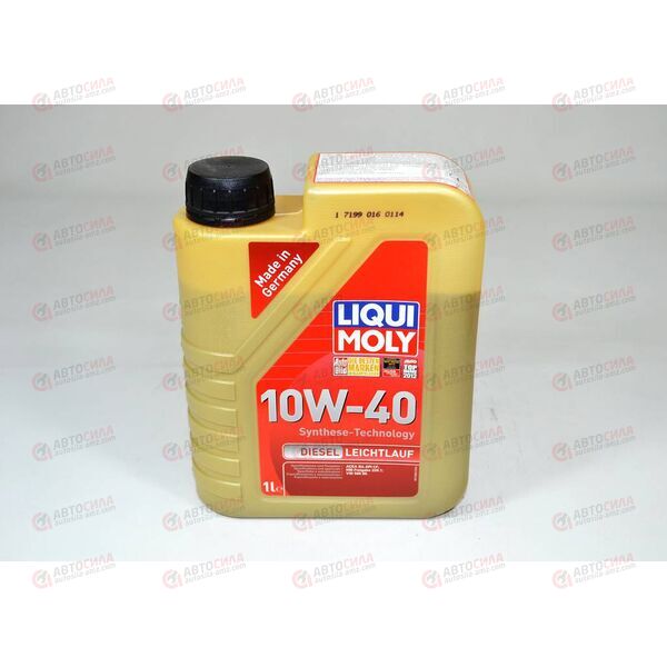 Масло ДВС LIQUI MOLY 10W40 Disel Leichtlauf 1 л, Емкость: 1 л.