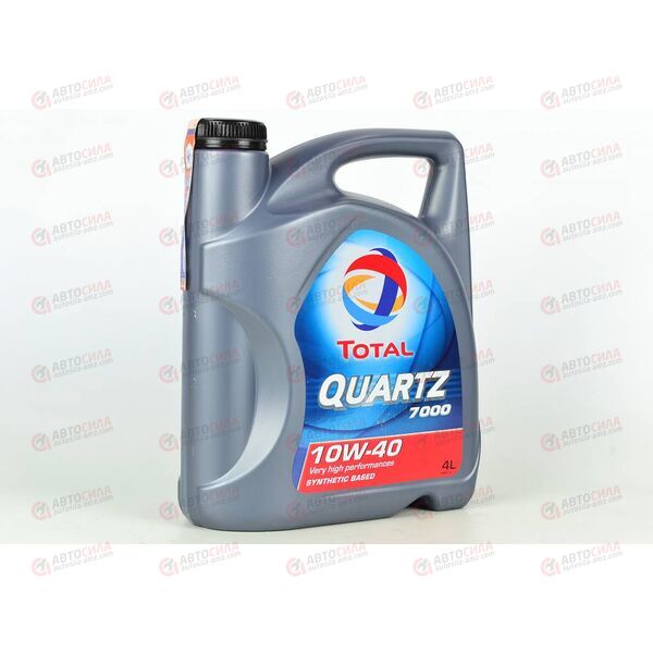 Масло ДВС Total 10W40 SN/CF 7000 Quartz 4 л, Емкость: 4 л