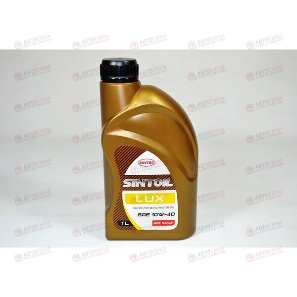 Масло ДВС SINTEC 10W40 SL/CF LUX 1 л (12 шт), Емкость: 1 л.