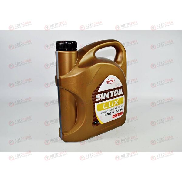 Масло ДВС SINTEC 10W40 SL/CF LUX 4 л, Емкость: 4 л