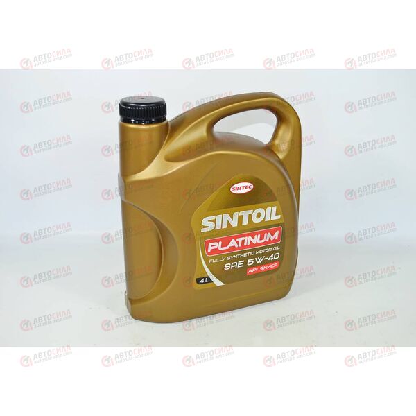 Масло ДВС SINTEC 5W40 SN/CF Platinum 4 л, Емкость: 4 л