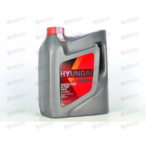 Масло ДВС HYUNDAI XTEER 5W30 G700 SP 4 л (4 шт), Емкость: 4 л