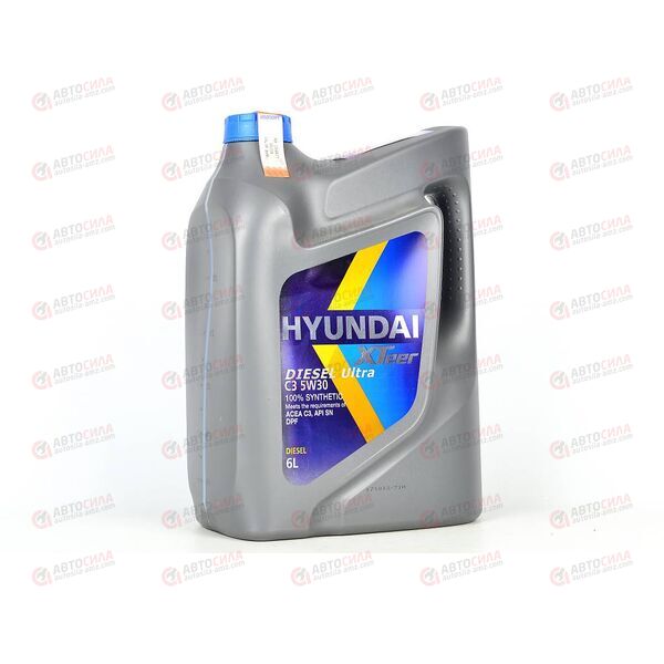 Масло ДВС HYUNDAI XTEER 5W30 D700 C2/C3 6 л (3 шт), Емкость: 6 л