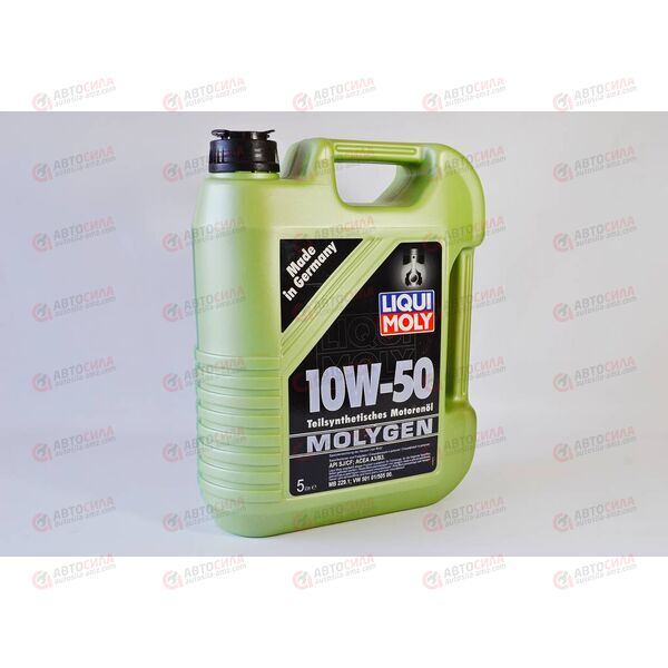 Масло ДВС LIQUI MOLY 10W50 Molygen 5 л, Емкость: 5 л