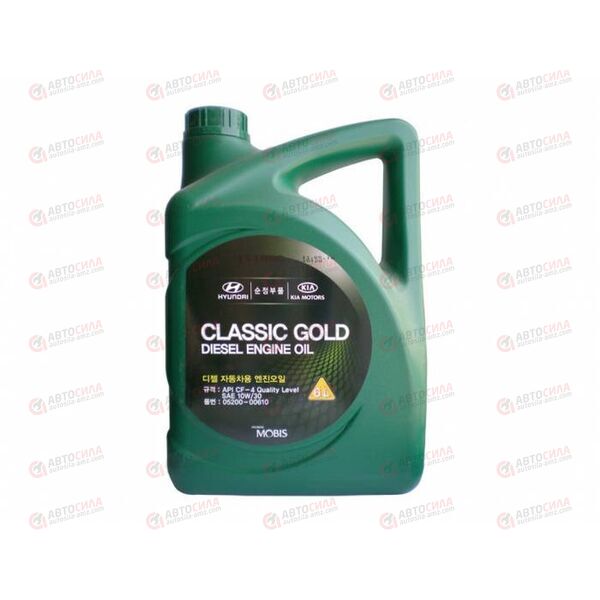 Масло ДВС MOBIS 10W30 CF-4 Classic Gold Diesel п/с 6 л, Емкость: 6 л