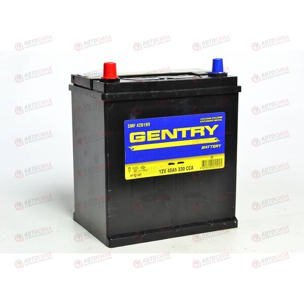 Аккумулятор 40VL GENTRY ASIA (L+) (1) SMF т. кл. (пт 330) (187х127х220) ТУРЦИЯ