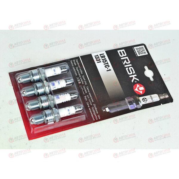 Свеча зажигания 21082i (LR15TC-1) (1331) блистер (к-т 4 шт) BRISK