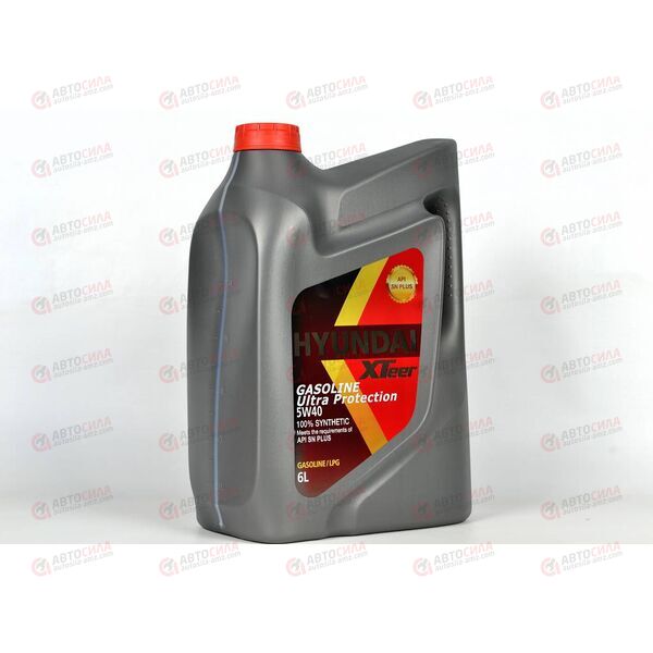 Масло ДВС HYUNDAI XTEER 5W40 G800 SP (Gasoline Ultra Protection) 6 л (3 шт), Емкость: 6 л