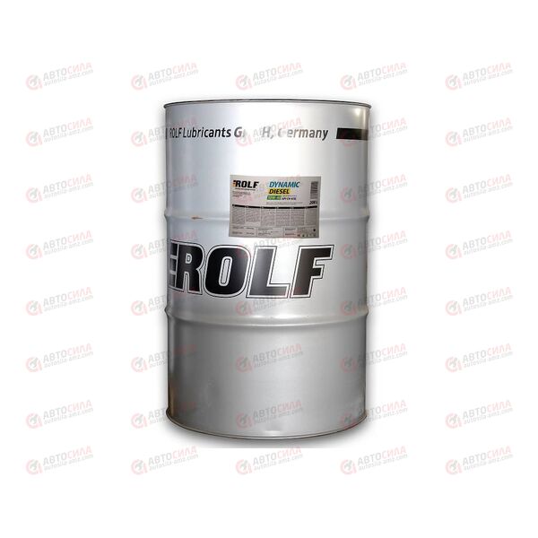 Масло ДВС ROLF 10W40 CI-4/CH-4/SL Dynamic Diesel 208 л, Емкость: 208 л.