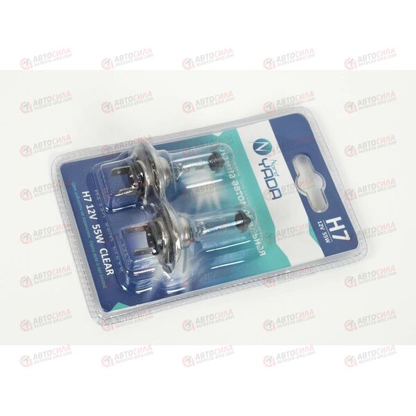 Лампа галоген 12В H7 55 Ватт (блистер 2 шт) CLEAR Nord Yada