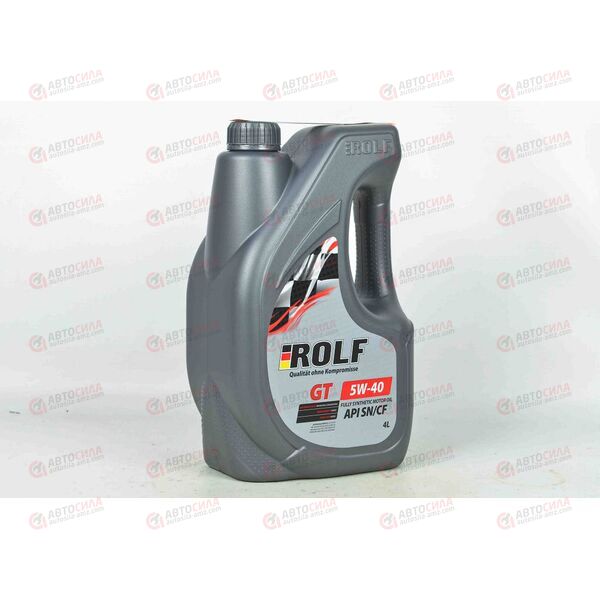 Масло ДВС ROLF 5W40 SN/CF GT A3/B4 Пластик 4 л