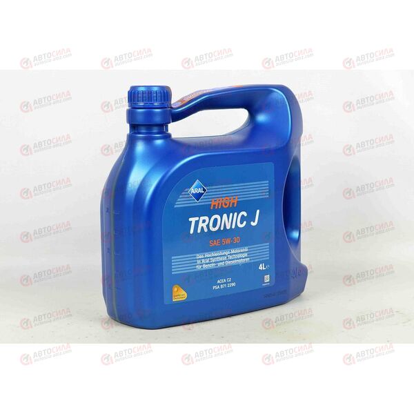 Масло ДВС ARAL 5W30 SN/CF High-Tronic J 4 л, Емкость: 4 л