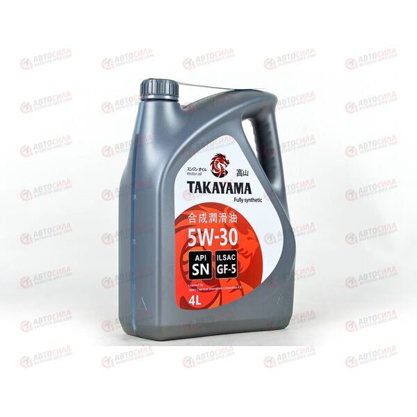 Масло ДВС TAKAYAMA 5W30 SN GF-5 Пластик 4 л