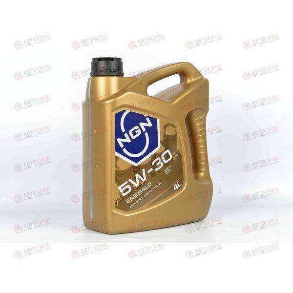 Масло ДВС NGN 5W30 SM/CF EMERALD 4 л, Емкость: 4 л