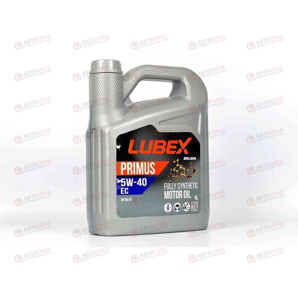 Масло ДВС LUBEX 5W40 SN/CF PRIMUS EC 4 л (4 шт), Емкость: 4 л