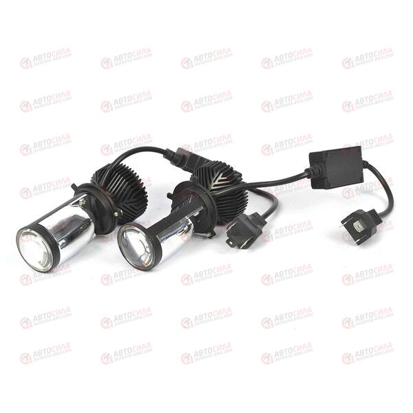 Лампа-линза с/диод H4 LED 12-24B (30W) 6000K (2 шт) MasterLed