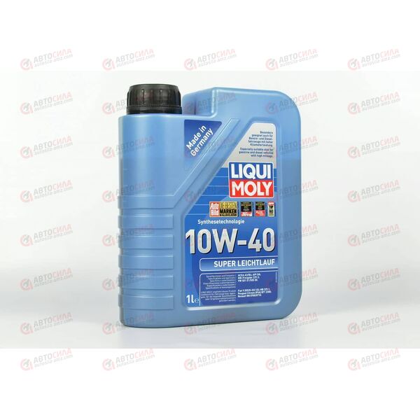 Масло ДВС LIQUI MOLY 10W40 Super Leichtlauf (НС-синт) A3/B4 SN 1 л (9503), Емкость: 1 л.