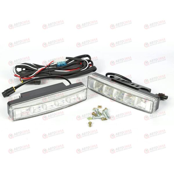 Дневные ходовые огни c автомат.затемнением, БЕЛЫЙ (SMD:2x5 шт),12/24V,мощность:2x5W) Nord Yada