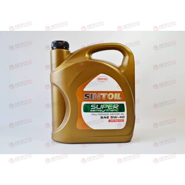 Масло ДВС SINTEC 5W40 SG/CD Супер 5 л, Емкость: 5 л, изображение 2
