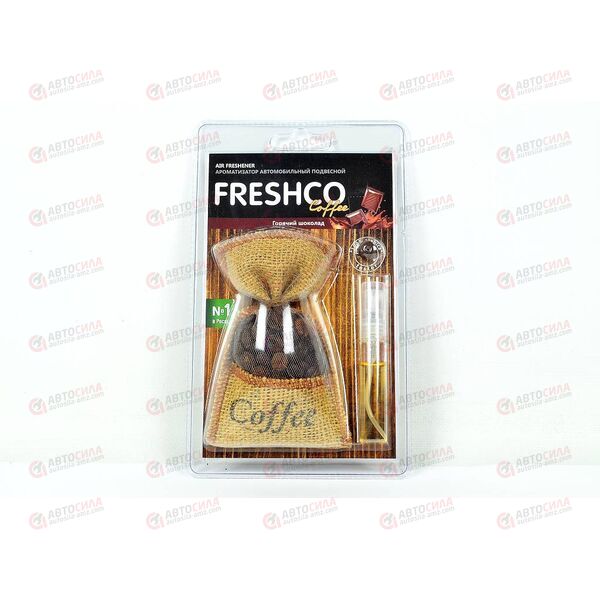 Ароматизатор мешочек Coffee Freshco Горячий шоколад + спрей Azard, изображение 2