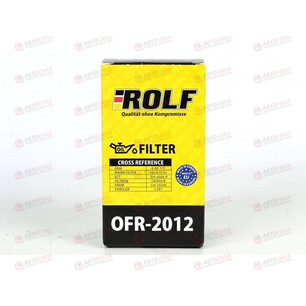 Фильтр масляный (OE648/6) GM AR Subaru Fiat Saab (OFR2012) ROLF, изображение 4