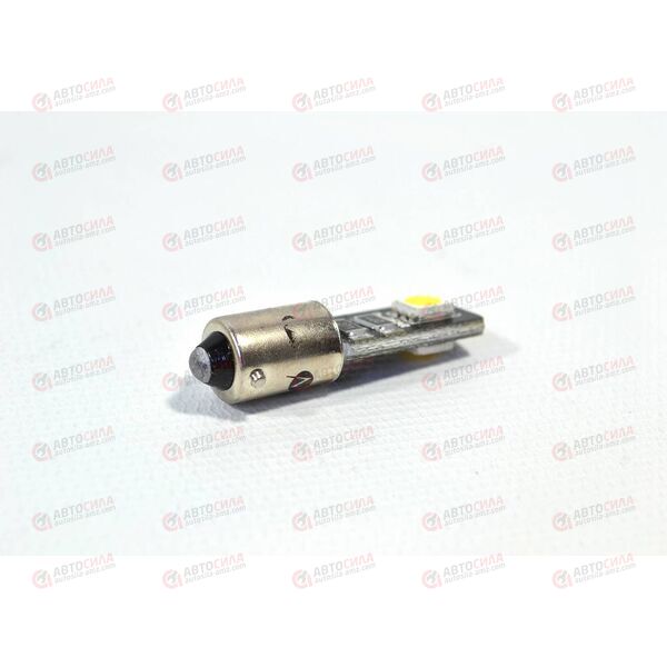Лампа с/диод 12В 4 Ватт (цоколь) белая (2 SMD) с резист (BAX9s) (уп.10шт) Nord Yada, изображение 2