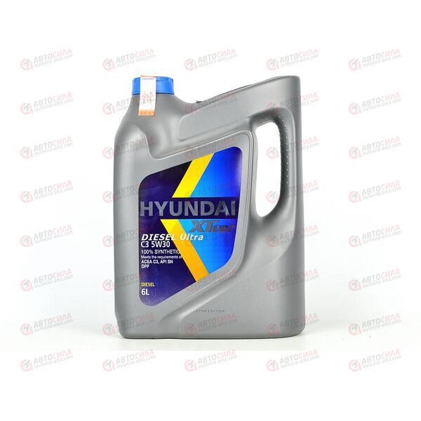 Масло ДВС HYUNDAI XTEER 5W30 D700 C2/C3 6 л (3 шт), Емкость: 6 л, изображение 2