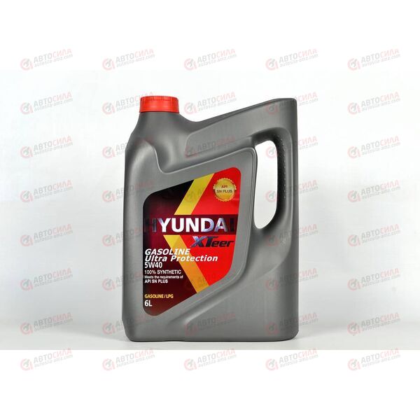 Масло ДВС HYUNDAI XTEER 5W40 G800 SP (Gasoline Ultra Protection) 6 л (3 шт), Емкость: 6 л, изображение 2