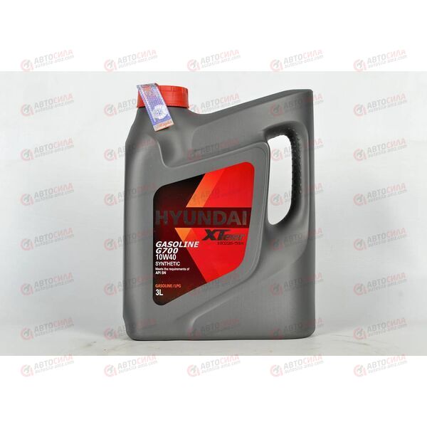 Масло ДВС HYUNDAI XTEER 10W40 SN Gasoline G700 3 л, Емкость: 3 л, изображение 2