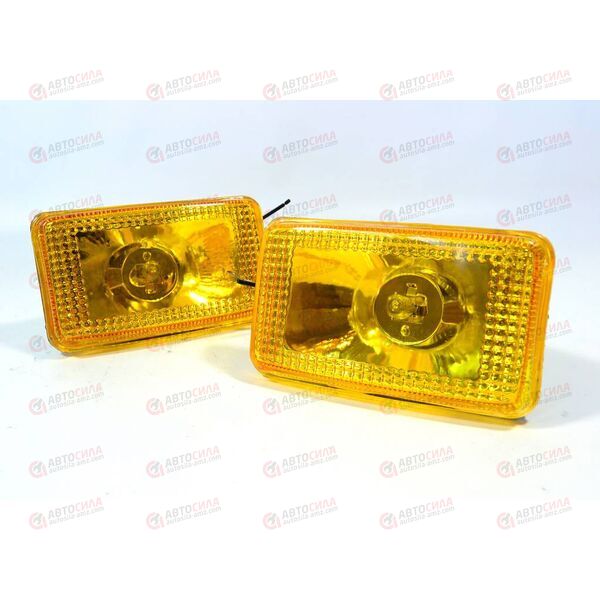 Фара п/туманная LA-186 (120x70) Н3 12V 55W (желтая) Mistar, изображение 2