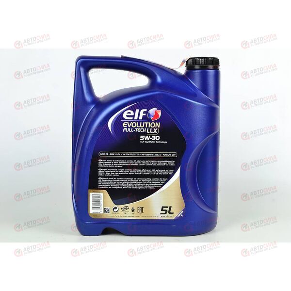 Масло ДВС ELF 5W30 Full-Tech LLX Evolution 5 л, изображение 3