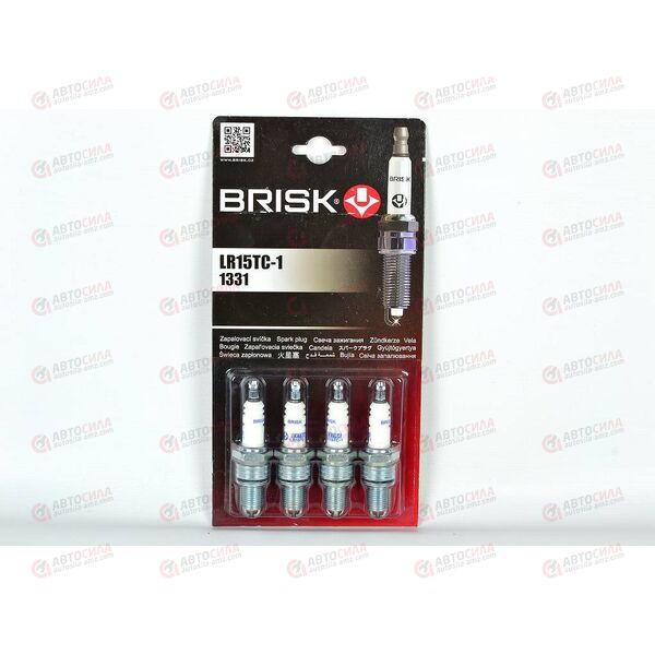 Свеча зажигания 21082i (LR15TC-1) (1331) блистер (к-т 4 шт) BRISK, изображение 2