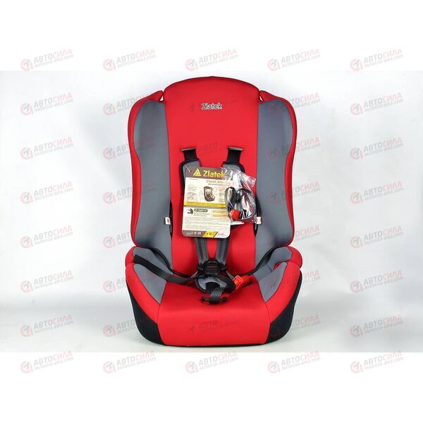 Автокресло детское Atlantic Basic высокое красное гр. 1/2/3, 9-36 кг, 1-12 лет ZL513 ZLATEK, изображение 2