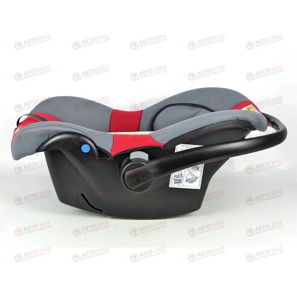 Автокресло детское Colibri люлька с ручкой и капюш. красное гр. 0+, 0-13 кг, 0-1,5 лет ZLATEK, изображение 3