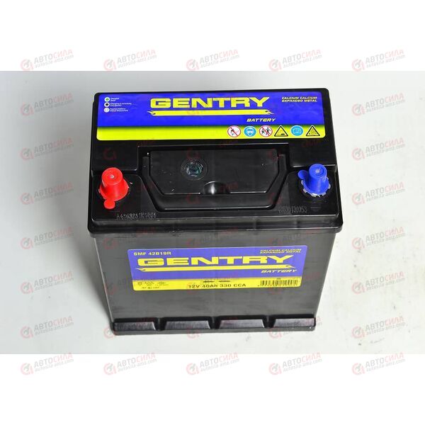 Аккумулятор 40VL GENTRY ASIA (L+) (1) SMF т. кл. (пт 330) (187х127х220) ТУРЦИЯ, изображение 3