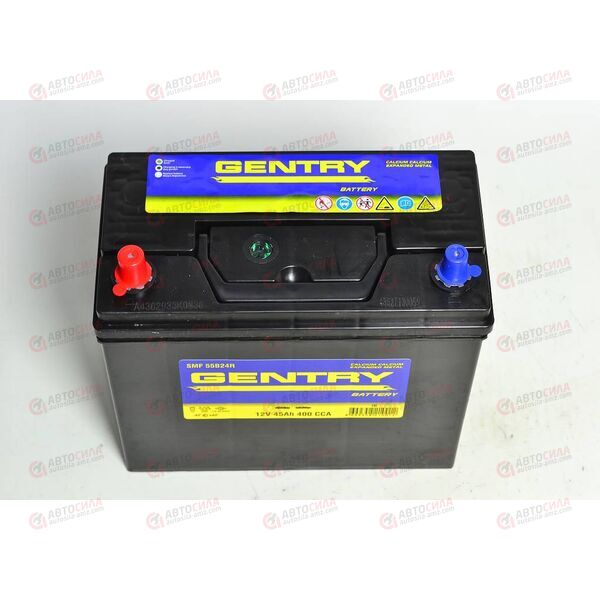 Аккумулятор 45VL GENTRY ASIA (L+) (1) SMF т.кл (пт 400) (237х127х220) без н.креп. ТУРЦИЯ, изображение 3