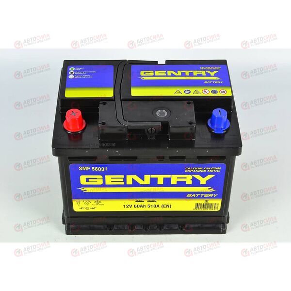 Аккумулятор 60VL GENTRY (L+) (1) SMF (пт 510)(242х175х190) ТУРЦИЯ, изображение 3